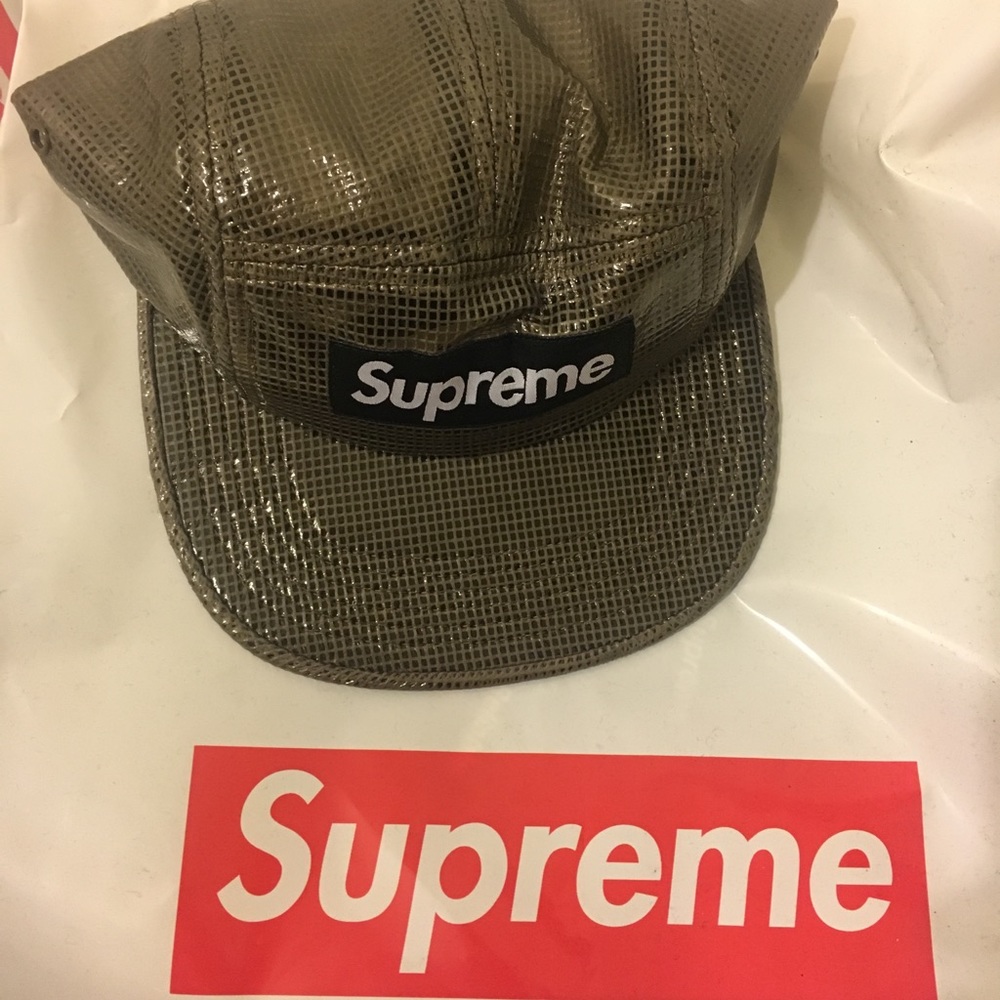 Supreme Laminated Box Weave Camp black